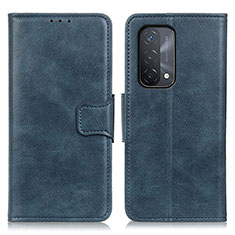 Funda de Cuero Cartera con Soporte Carcasa M09L para OnePlus Nord N200 5G Azul