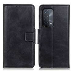 Funda de Cuero Cartera con Soporte Carcasa M09L para Oppo A54 5G Negro