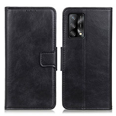 Funda de Cuero Cartera con Soporte Carcasa M09L para Oppo F19s Negro