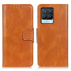 Funda de Cuero Cartera con Soporte Carcasa M09L para Realme 8 4G Marron