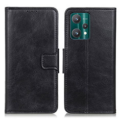 Funda de Cuero Cartera con Soporte Carcasa M09L para Realme 9 4G Negro