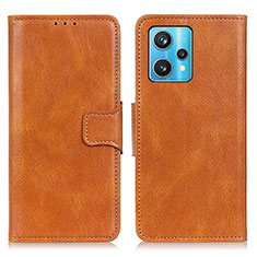 Funda de Cuero Cartera con Soporte Carcasa M09L para Realme 9 5G Marron