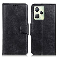 Funda de Cuero Cartera con Soporte Carcasa M09L para Realme C35 Negro