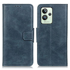 Funda de Cuero Cartera con Soporte Carcasa M09L para Realme GT2 Pro 5G Azul