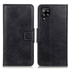 Funda de Cuero Cartera con Soporte Carcasa M09L para Samsung Galaxy A22 4G Negro