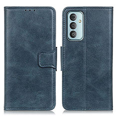 Funda de Cuero Cartera con Soporte Carcasa M09L para Samsung Galaxy F23 5G Azul