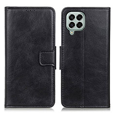 Funda de Cuero Cartera con Soporte Carcasa M09L para Samsung Galaxy M33 5G Negro