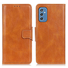 Funda de Cuero Cartera con Soporte Carcasa M09L para Samsung Galaxy M52 5G Marron