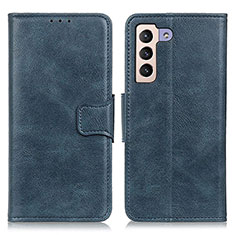 Funda de Cuero Cartera con Soporte Carcasa M09L para Samsung Galaxy S21 Plus 5G Azul