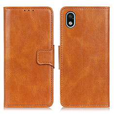 Funda de Cuero Cartera con Soporte Carcasa M09L para Sony Xperia Ace III SO-53C Marron