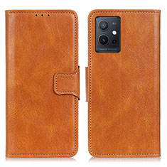 Funda de Cuero Cartera con Soporte Carcasa M09L para Vivo iQOO Z6 5G Marron