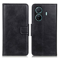 Funda de Cuero Cartera con Soporte Carcasa M09L para Vivo T1 5G Negro