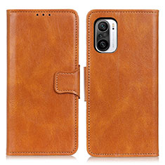 Funda de Cuero Cartera con Soporte Carcasa M09L para Xiaomi Mi 11i 5G Marron