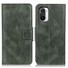 Funda de Cuero Cartera con Soporte Carcasa M09L para Xiaomi Mi 11i 5G Verde