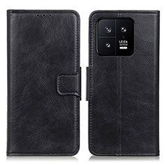 Funda de Cuero Cartera con Soporte Carcasa M09L para Xiaomi Mi 13 Pro 5G Negro