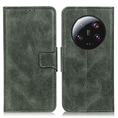 Funda de Cuero Cartera con Soporte Carcasa M09L para Xiaomi Mi 13 Ultra 5G Verde