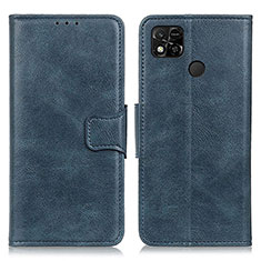 Funda de Cuero Cartera con Soporte Carcasa M09L para Xiaomi POCO C31 Azul