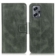 Funda de Cuero Cartera con Soporte Carcasa M09L para Xiaomi Poco X4 GT 5G Verde