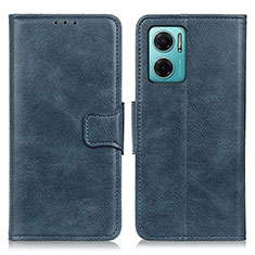 Funda de Cuero Cartera con Soporte Carcasa M09L para Xiaomi Redmi 10 5G Azul