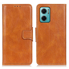 Funda de Cuero Cartera con Soporte Carcasa M09L para Xiaomi Redmi 11 Prime 5G Marron