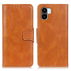 Funda de Cuero Cartera con Soporte Carcasa M09L para Xiaomi Redmi A1 Marron