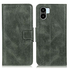 Funda de Cuero Cartera con Soporte Carcasa M09L para Xiaomi Redmi A2 Plus Verde