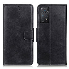 Funda de Cuero Cartera con Soporte Carcasa M09L para Xiaomi Redmi Note 11 Pro 5G Negro