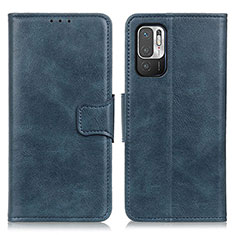 Funda de Cuero Cartera con Soporte Carcasa M09L para Xiaomi Redmi Note 11 SE 5G Azul