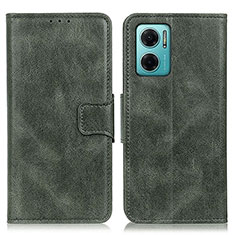 Funda de Cuero Cartera con Soporte Carcasa M09L para Xiaomi Redmi Note 11E 5G Verde