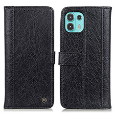 Funda de Cuero Cartera con Soporte Carcasa M10L para Motorola Moto Edge 20 Lite 5G Negro