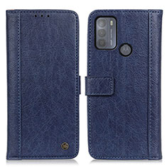 Funda de Cuero Cartera con Soporte Carcasa M10L para Motorola Moto G50 Azul