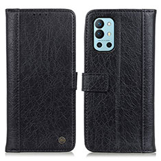 Funda de Cuero Cartera con Soporte Carcasa M10L para OnePlus 9R 5G Negro