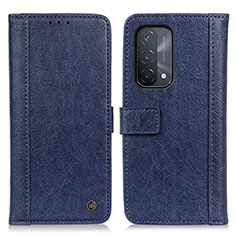 Funda de Cuero Cartera con Soporte Carcasa M10L para Oppo A54 5G Azul