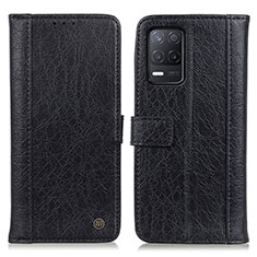 Funda de Cuero Cartera con Soporte Carcasa M10L para Realme 8 5G Negro