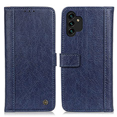 Funda de Cuero Cartera con Soporte Carcasa M10L para Samsung Galaxy A04s Azul