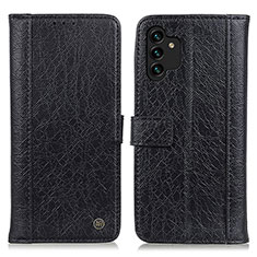 Funda de Cuero Cartera con Soporte Carcasa M10L para Samsung Galaxy A13 4G Negro