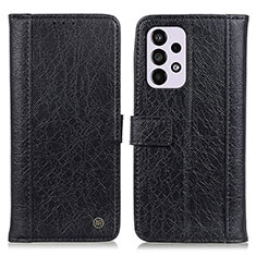 Funda de Cuero Cartera con Soporte Carcasa M10L para Samsung Galaxy A33 5G Negro