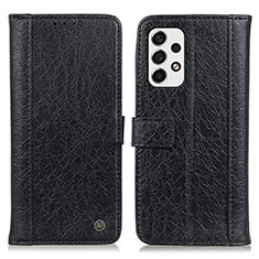 Funda de Cuero Cartera con Soporte Carcasa M10L para Samsung Galaxy A53 5G Negro