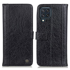 Funda de Cuero Cartera con Soporte Carcasa M10L para Samsung Galaxy M32 4G Negro