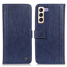 Funda de Cuero Cartera con Soporte Carcasa M10L para Samsung Galaxy S21 FE 5G Azul