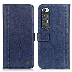 Funda de Cuero Cartera con Soporte Carcasa M10L para Xiaomi Mi 10S 5G Azul