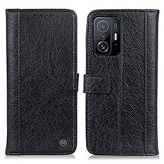 Funda de Cuero Cartera con Soporte Carcasa M10L para Xiaomi Mi 11T 5G Negro