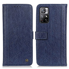 Funda de Cuero Cartera con Soporte Carcasa M10L para Xiaomi Poco M4 Pro 5G Azul