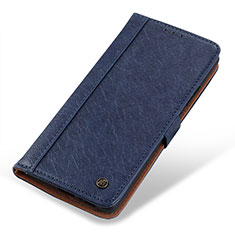 Funda de Cuero Cartera con Soporte Carcasa M10L para Xiaomi Redmi Note 10S 4G Azul