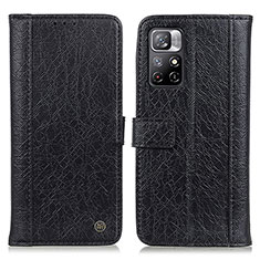 Funda de Cuero Cartera con Soporte Carcasa M10L para Xiaomi Redmi Note 11 5G Negro