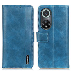 Funda de Cuero Cartera con Soporte Carcasa M11L para Huawei Nova 9 Pro Azul