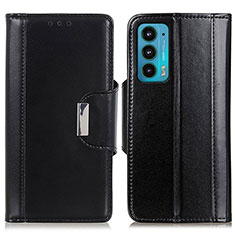 Funda de Cuero Cartera con Soporte Carcasa M11L para Motorola Moto Edge 20 5G Negro