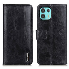 Funda de Cuero Cartera con Soporte Carcasa M11L para Motorola Moto Edge 20 Lite 5G Negro