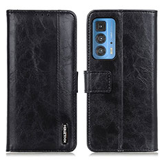 Funda de Cuero Cartera con Soporte Carcasa M11L para Motorola Moto Edge 20 Pro 5G Negro