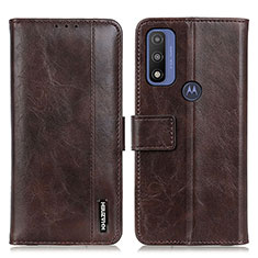 Funda de Cuero Cartera con Soporte Carcasa M11L para Motorola Moto G Pure Marron